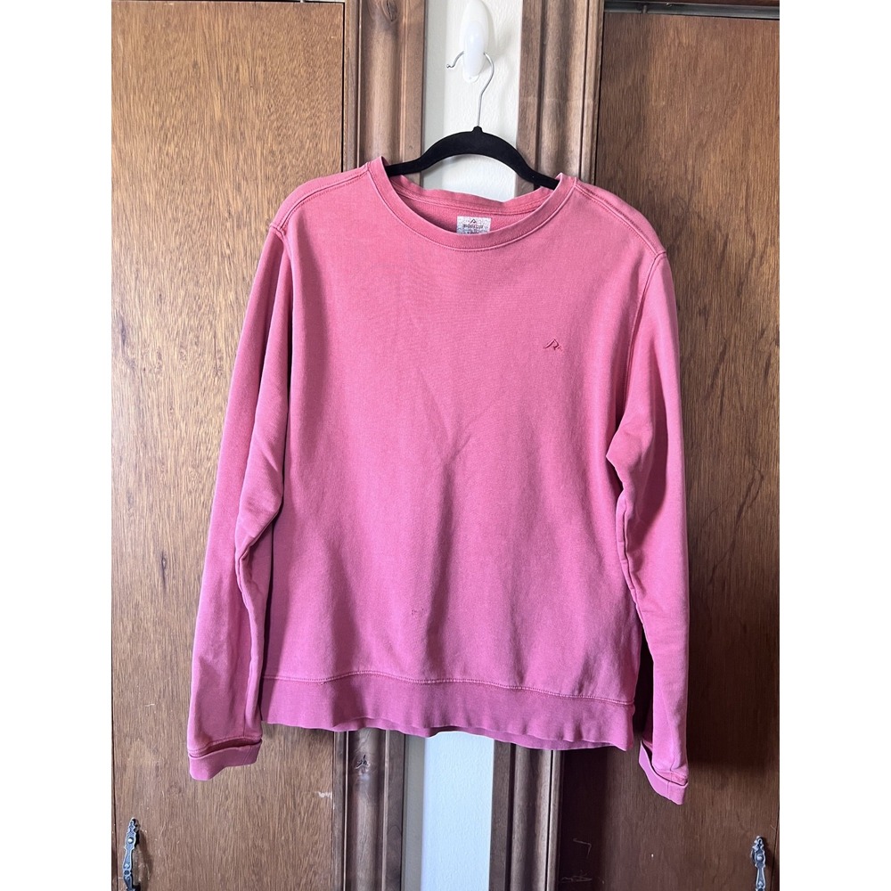 RIDGECUT-Woman's Rose Cuffed Long Sleeve Sweatshirt Size M